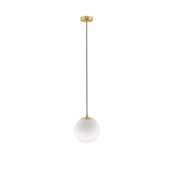 Bela/v zlati barvi steklena viseča svetilka ø 20 cm Vita – Nova Luce