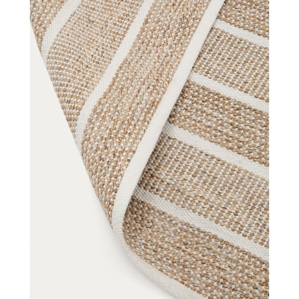 Bež zunanja preproga iz recikliranih vlaken 200x300 cm Desni – Kave Home-image-1