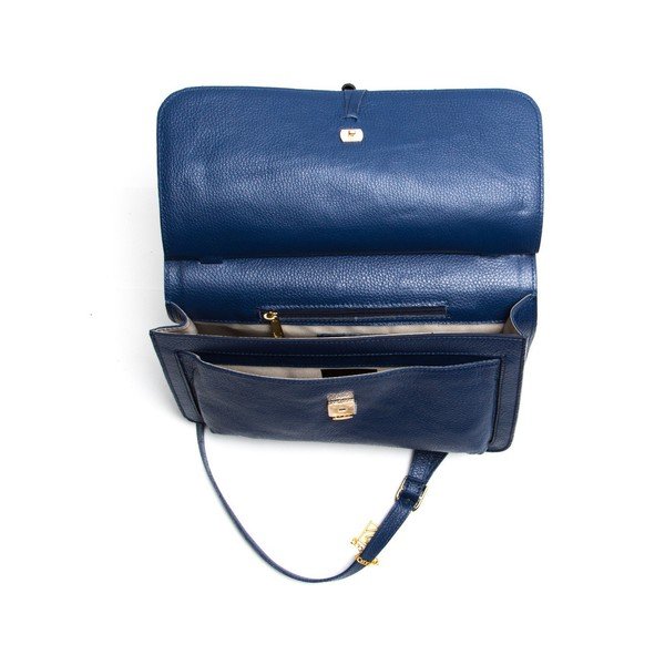 Usnjena torbica Isabella Rhea 1154 Blu-image-3