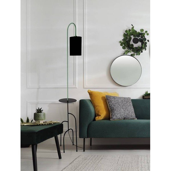 Zeleno-črna talna svetilka (višina 175 cm) Ravello - Candellux Lighting-image-1