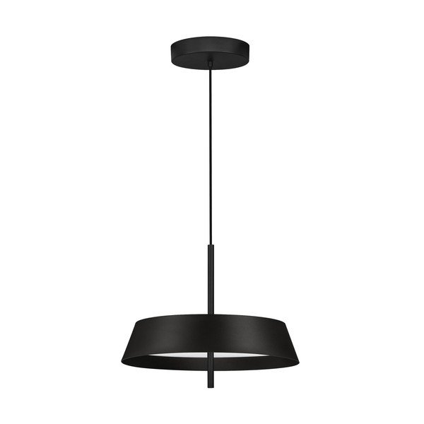 Mat črna aluminijasta LED zatemnitvena viseča svetilka ø 45 cm Velio – Nova Luce