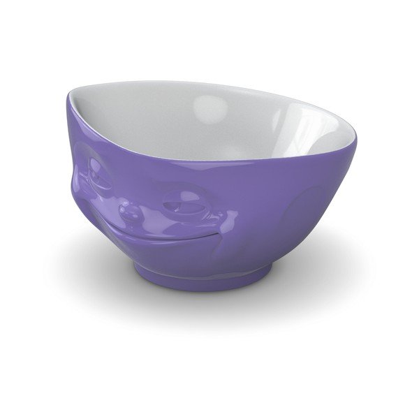 Vijolična porcelanasta skleda z nasmeškom 58produktov-image-3