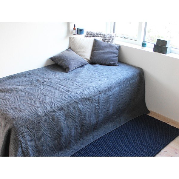 Modra preproga iz volnenega filca Wooldot Ball Rugs, 100 x 150 cm-image-3