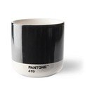 Črna keramična skodelica 175 ml Cortado Black 419 – Pantone