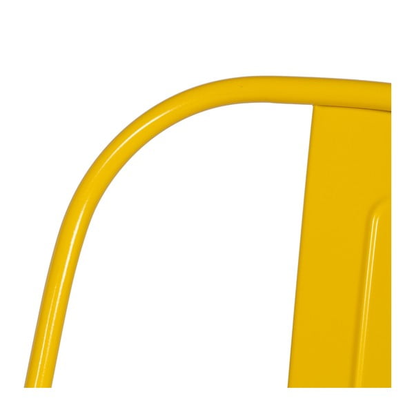 Rumeni kovinski jedilni stoli v kompletu 2 ks – Ixia-image-4