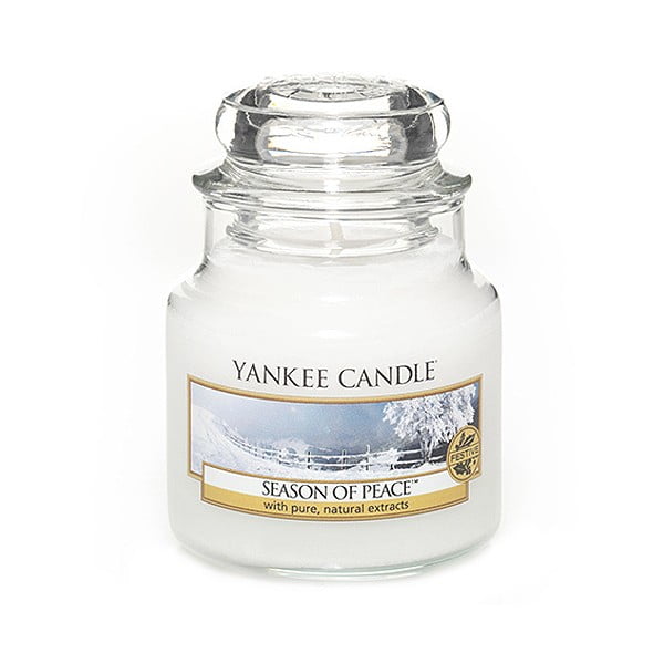 Dišeča sveča Yankee Candle Winter Harmony, čas gorenja 25 - 40 ur