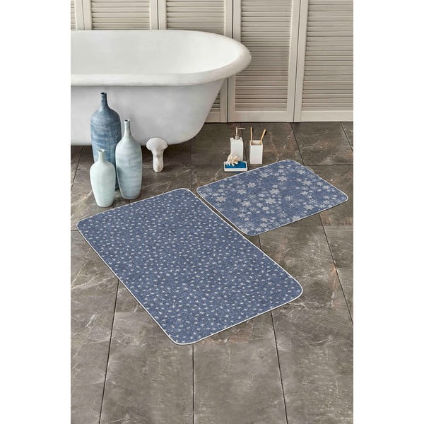 Modre kopalniške preproge v kompletu 2 kom 100x60 cm - Minimalist Home World-image-3