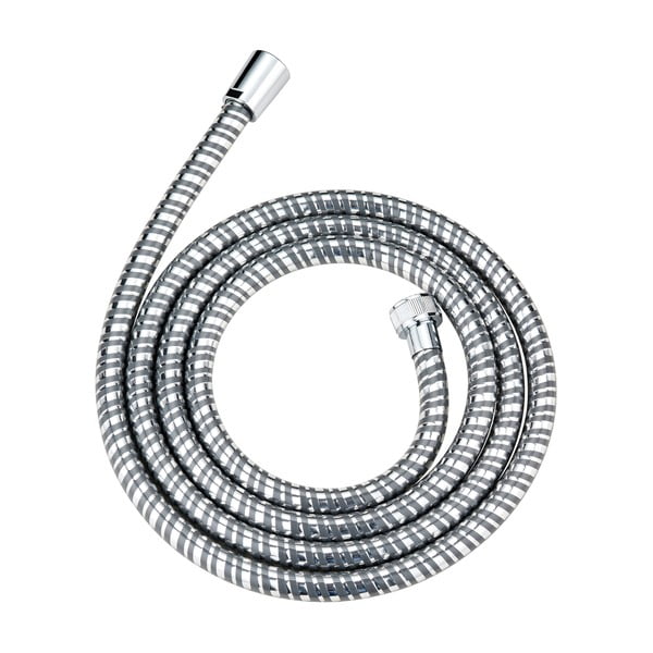 Tuš glava s cevjo v sijajno srebrni barvi Basic Line – Wenko-image-2