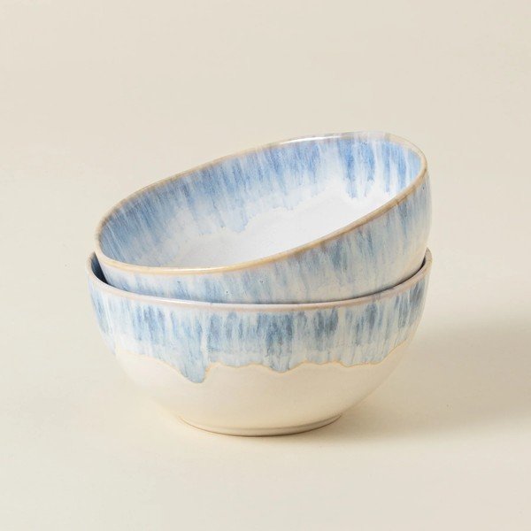 Bela/svetlo modra lončena skleda ø 16 cm Brisa – Costa Nova-image-1