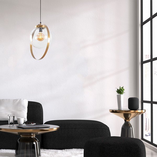 Viseča svetilka v zlati barvi ø 40 cm Tan – Opviq lights-image-1