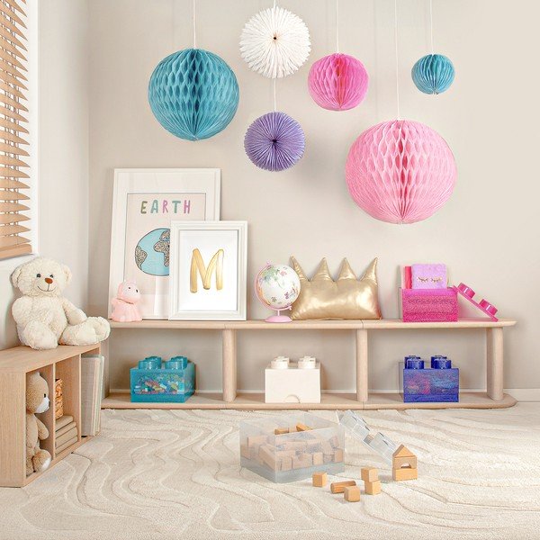 Svetlo modra plastična otroška škatla za shranjevanje 25x25x18 cm – LEGO®-image-1