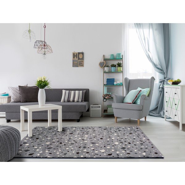 Siva preproga Universal Adra Punto, 57 x 110 cm-image-1
