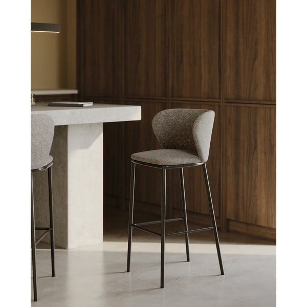 Svetlo rjav barski stol (višina sedeža 65 cm) Ciselia – Kave Home-image-1