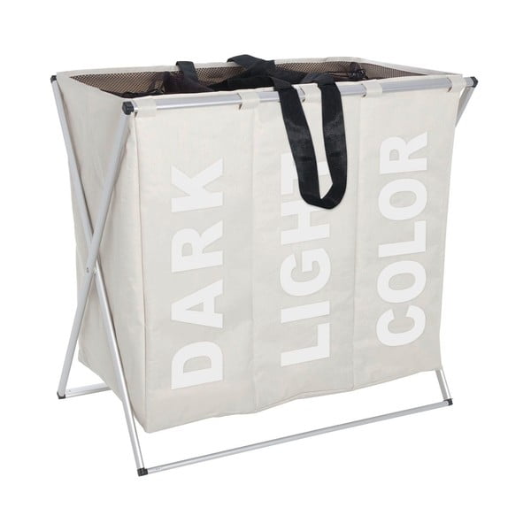 Bež koš za perilo Wenko Trio, 130 l