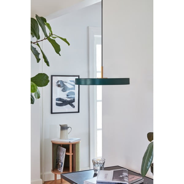 Temno zelena LED viseča svetilka s kovinskim senčnikom ø 31 cm Asteria Mini – UMAGE-image-4