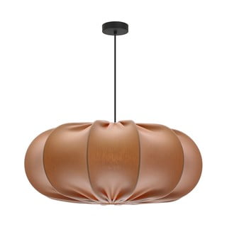 Bež viseča svetilka s tekstilnim senčilom ø 52 cm Cafee – Candellux Lighting