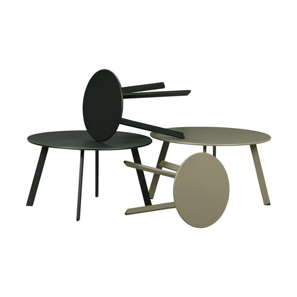 Zelena železna vrtna mizica WOOD Fer, ø 40 cm-image-3