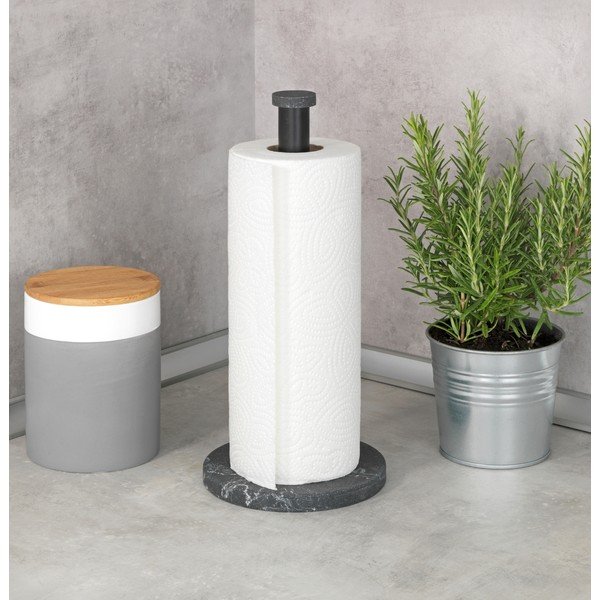 Črno stojalo za kuhinjske brisače Wenko-image-1