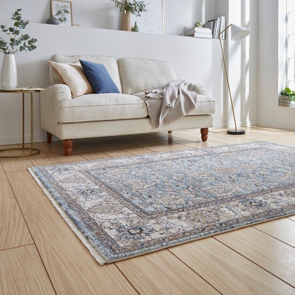 Moder/kremno bel tekač 80x300 cm Vintage – Think Rugs-image-2