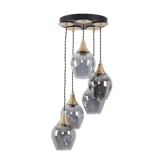 Viseča svetilka s steklenim senčnikom ø 15 cm Marlo – Squid Lighting