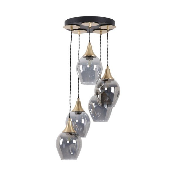 Viseča svetilka s steklenim senčnikom ø 15 cm Marlo – Squid Lighting