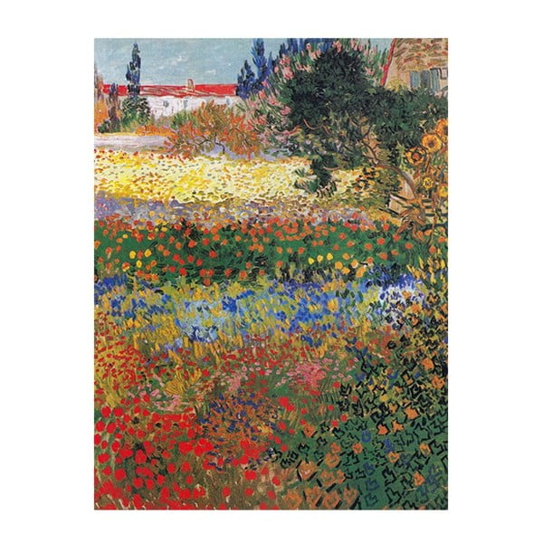 Reprodukcija slike Vincent van Gogh - Flower Garden, 60 x 45 cm