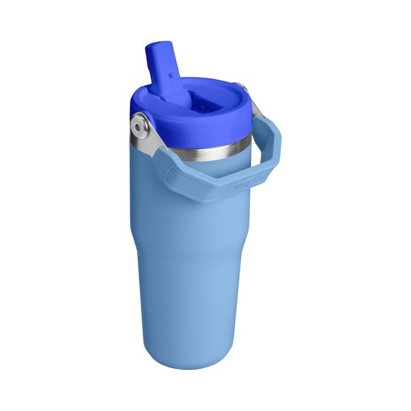 Modra termovka iz nerjavečega jekla 410 ml IceFlow™ Flip Straw 2.0 Tumbler Blue Sky – Stanley-image-1