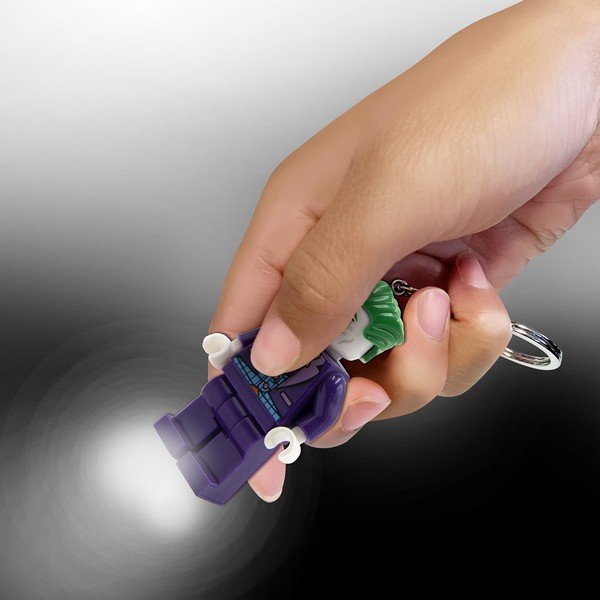 Obesek za ključe z lučko DC Joker – LEGO®-image-1