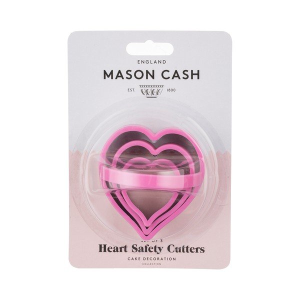 komplet 3 rezalnikov za piškote Mason Cash Heart-image-1