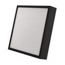 Mat črna LED stropna svetilka 22.5x22.5 cm Nexxo – EMOS