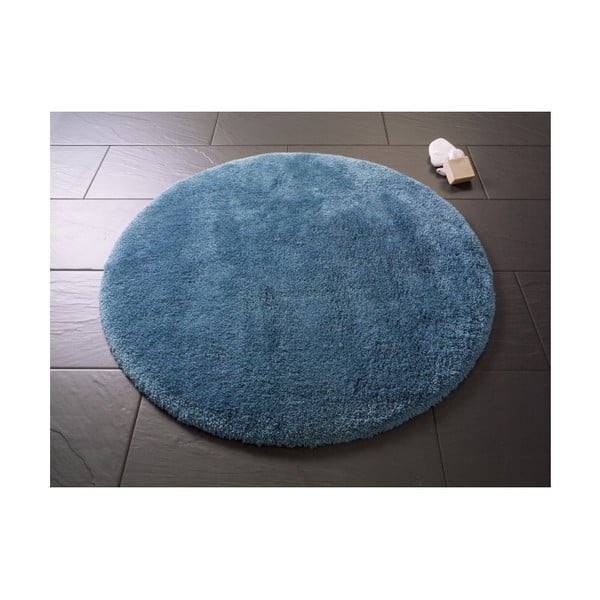 Modra okrogla kopalna podloga Confetti Miami, ⌀ 100 cm