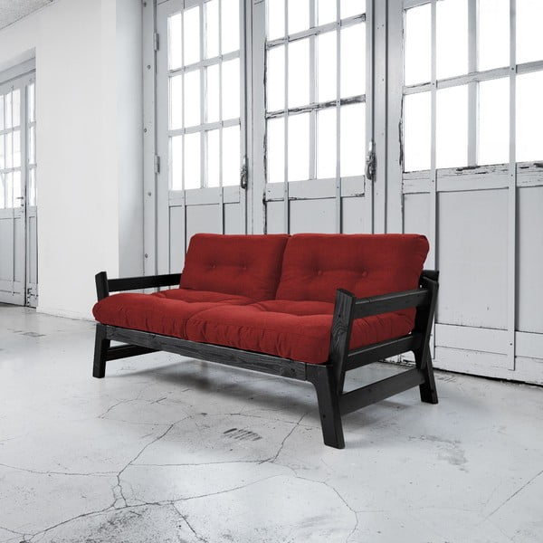 Kavč postelja Karup Step Black/Passion Red