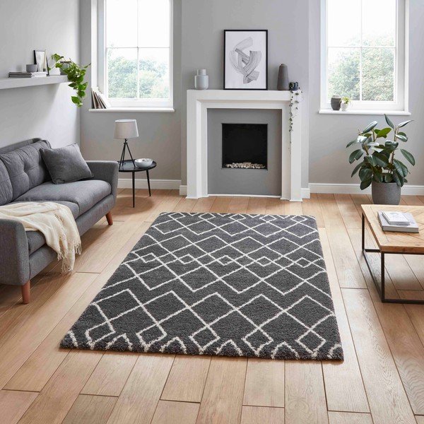Siva preproga 120x170 cm Royal Nomadic – Think Rugs-image-1