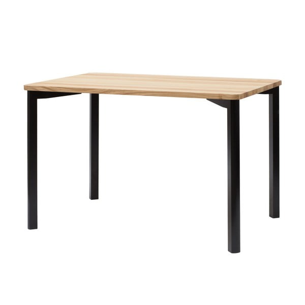 Jedilna miza s črnimi nogami Ragaba TRIVENTI, 120 x 80 cm