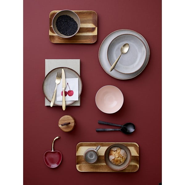 Pribor 4 ks iz nerjavečega jekla v zlati barvi – Bloomingville-image-1