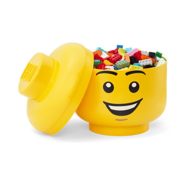 Otroška plastična škatla za shranjevanje Head - LEGO®-image-1