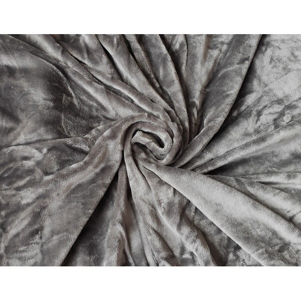 Siva rjuha iz mikropliša My House, 180 x 200 cm-image-1