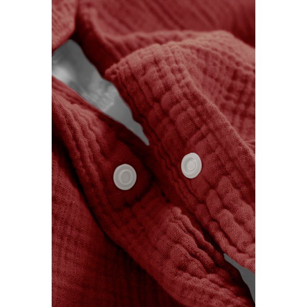 Bordo rdeča enojna posteljnina iz muslina 140x200 cm Amilia – Jotex-image-2