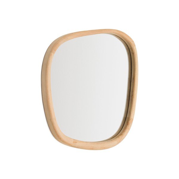 Stensko ogledalo z lesenim okvirjem 45,5x47 cm Alura – Kave Home-image-2