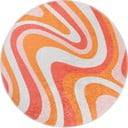 Oranžna pralna okrogla preproga ø 100 cm Colors of Joy – Vitaus