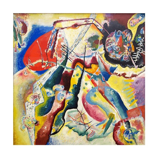 Reprodukcija slike Vasilija Kandinskega, 70 x 70 cm-image-1