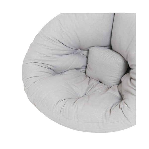 Siv otroški zložljivi fotelj Karup Design Mini Nido-image-2