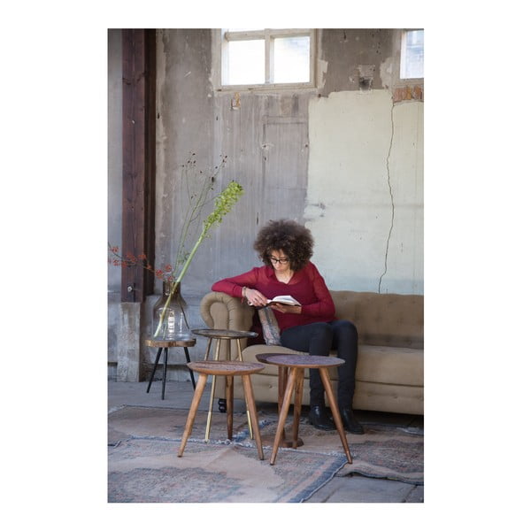 Medeninasta stranska mizica Dutchbone Eliot, ⌀ 37 cm-image-2