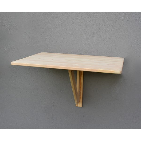 Viseča balkonska mizica iz masivnega bora 59x79 cm – Rojaplast