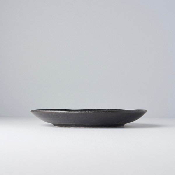 Črna keramičen krožnik MIJ BB, ø 24,5 cm-image-2