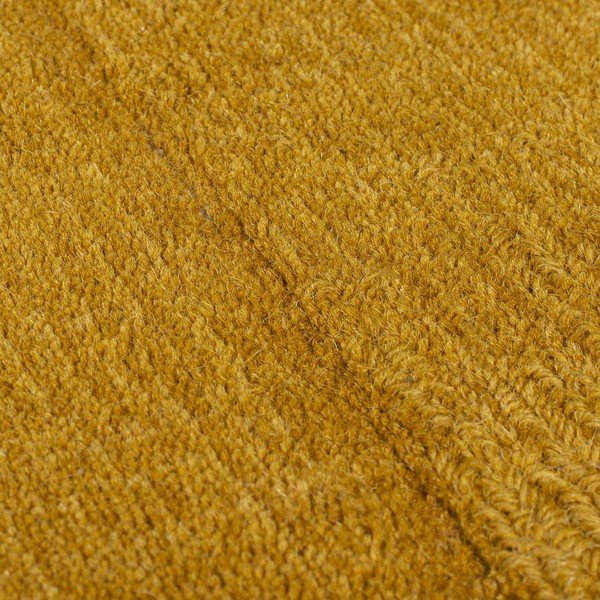 Oker rumena ročno tkana volnena preproga 160x230 cm Demi Check Ombre – Flair Rugs-image-3