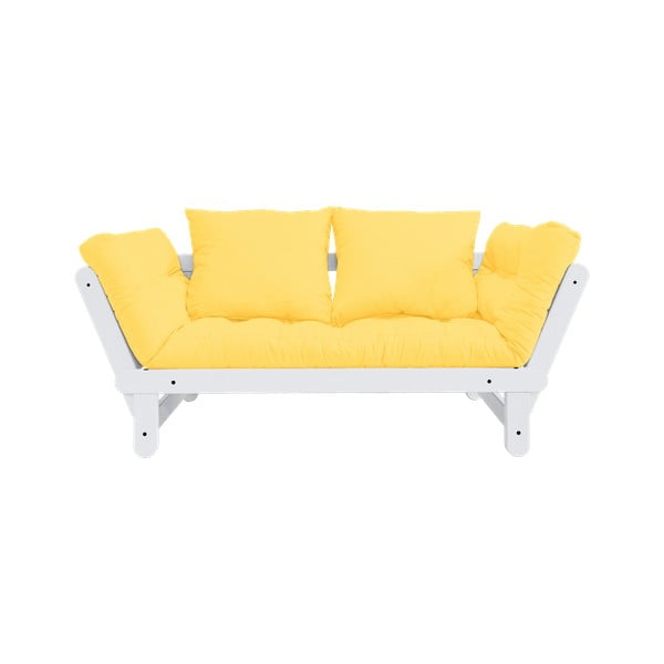 Raztegljiv kavč Karup Design Beat White/Yellow