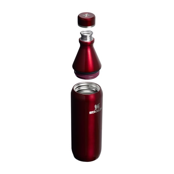 Bordo rdeča termovka iz nerjavečega jekla 600 ml All Day Slim Bottle Garnet Shine – Stanley-image-1