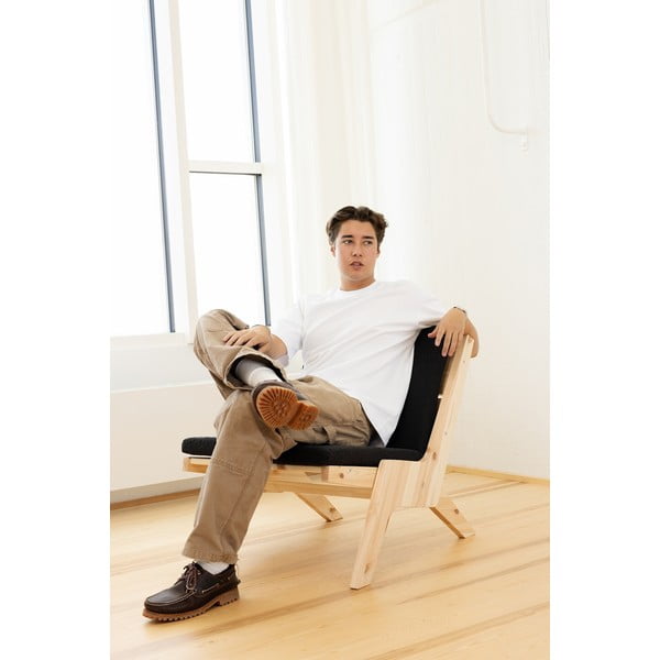 Temno siv fotelj Sway – Karup Design-image-1