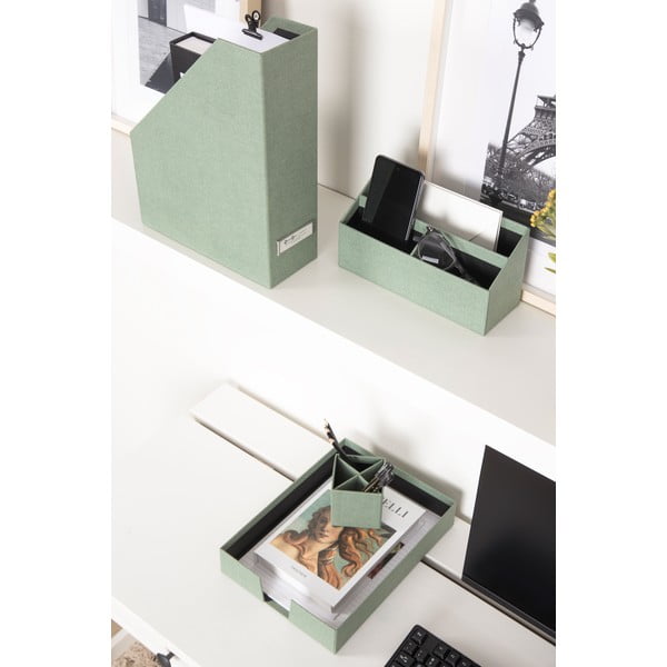 Kartonasti organizatorji v kompletu 4 ks Hugo Canvas Paper Laminate – Bigso-image-2